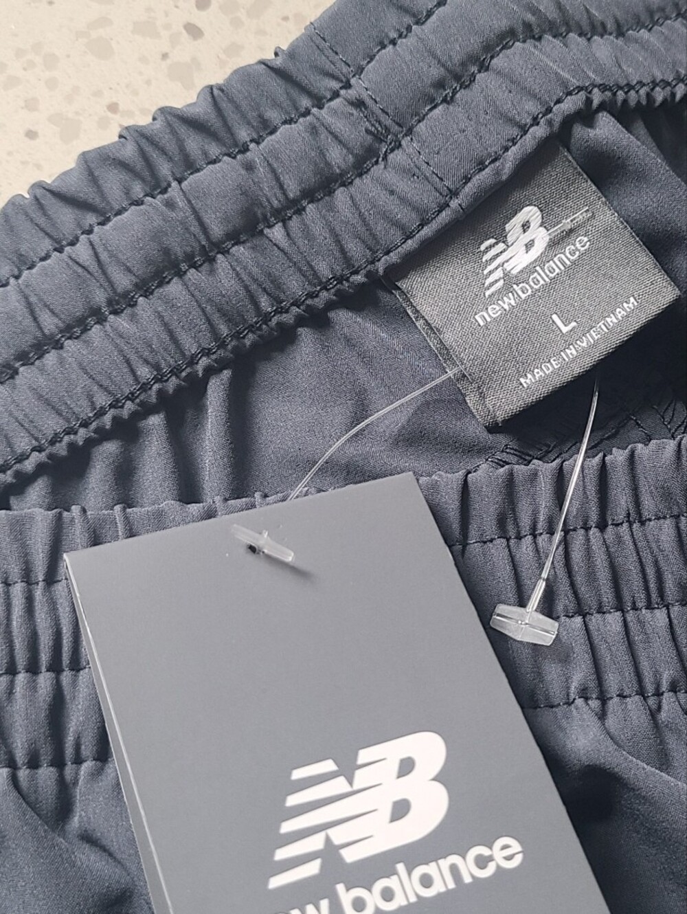 New Balance Men’s Charcoal Gray Athletic Joggers - Picture 3 of 4